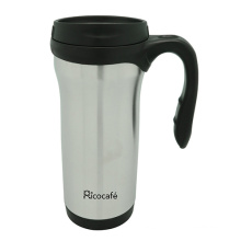 Stainless Steel Double Wall Auto Mug 400ml